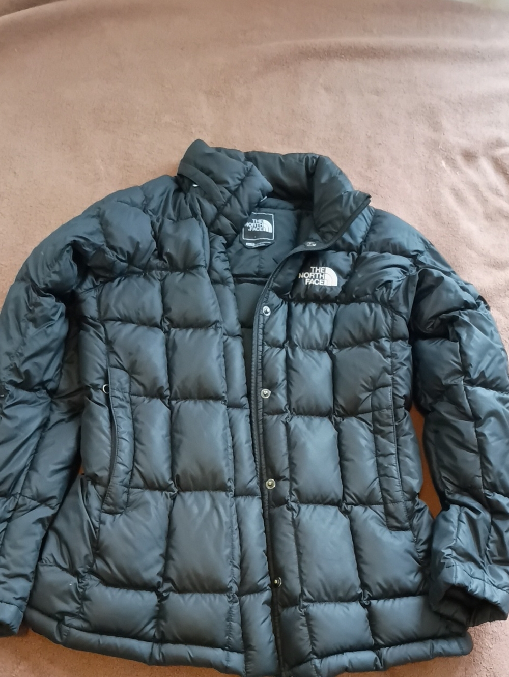The North Face Black Quilted Square-Baffle Puffer Jacket